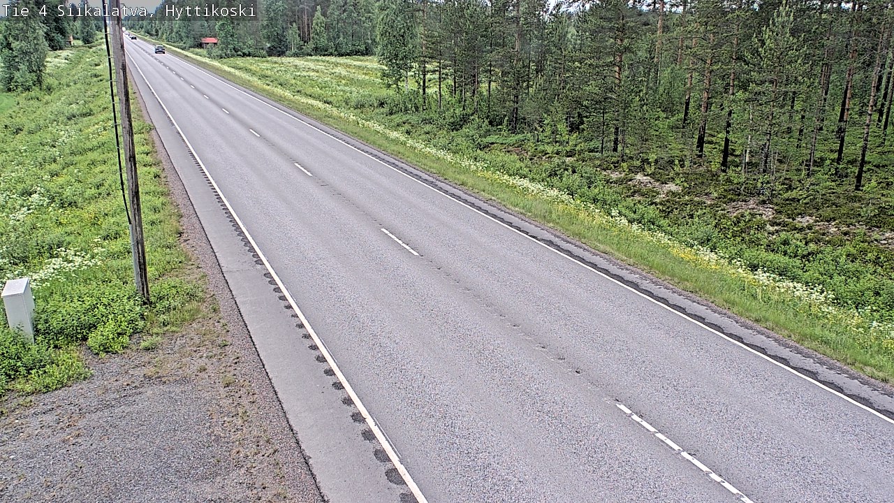 Weather Camera Image Road 4 Siikalatva, Hyttikoski, Siikalatva, Pohjois-Pohjanmaa