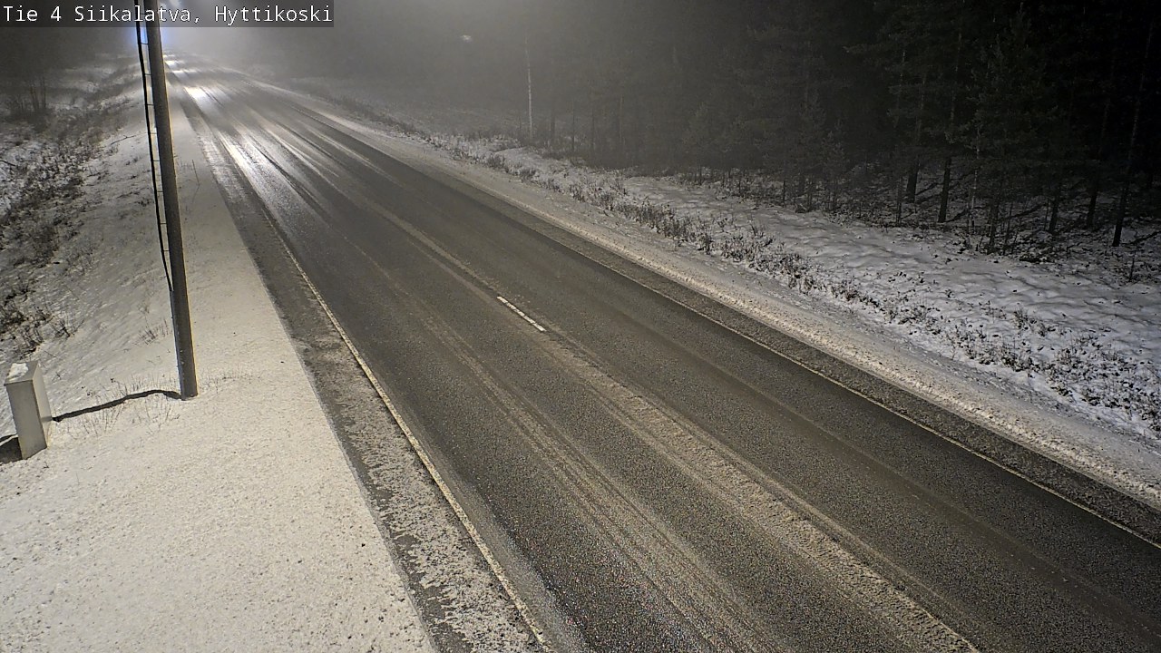 Weather Camera Image Road 4 Siikalatva, Hyttikoski, Siikalatva, Pohjois-Pohjanmaa
