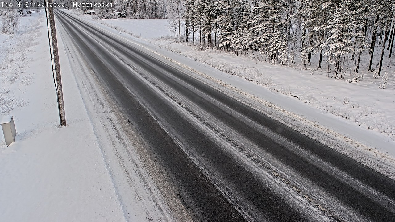Weather Camera Image Väg 4 Siikalatva, Hyttikoski, Siikalatva, Pohjois-Pohjanmaa