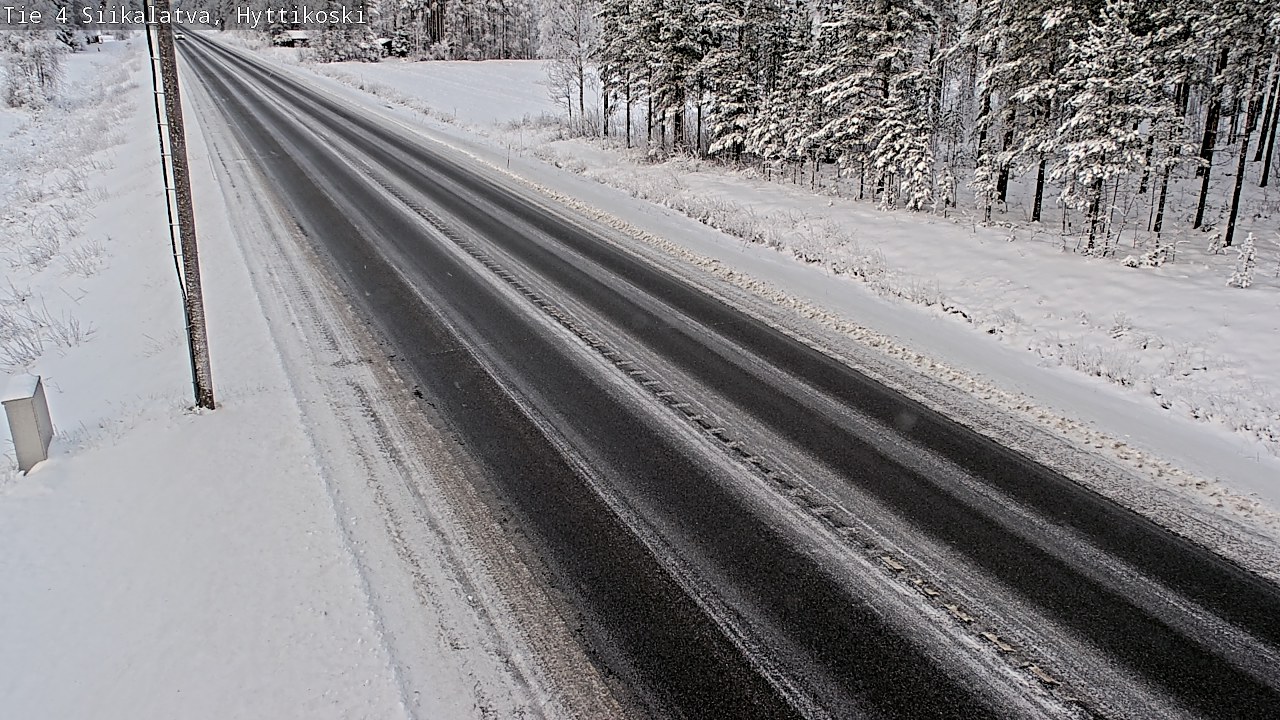 Weather Camera Image Väg 4 Siikalatva, Hyttikoski, Siikalatva, Pohjois-Pohjanmaa