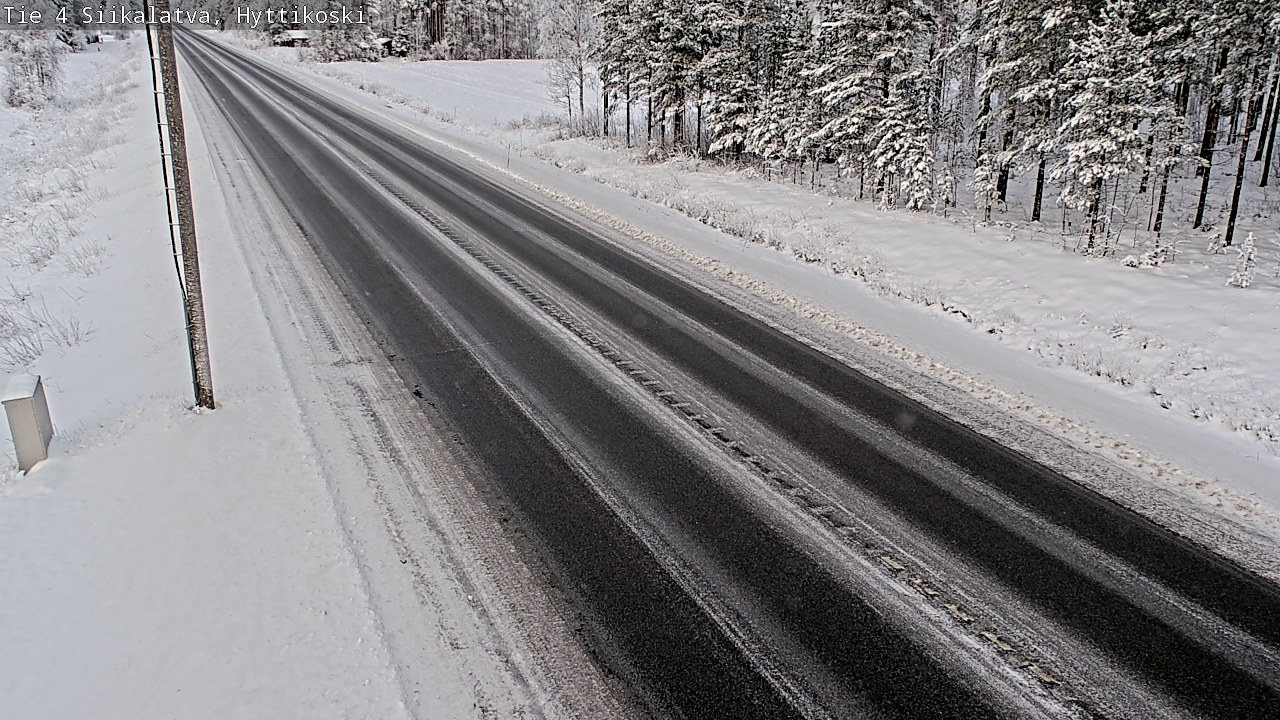 Weather Camera Image Väg 4 Siikalatva, Hyttikoski, Siikalatva, Pohjois-Pohjanmaa