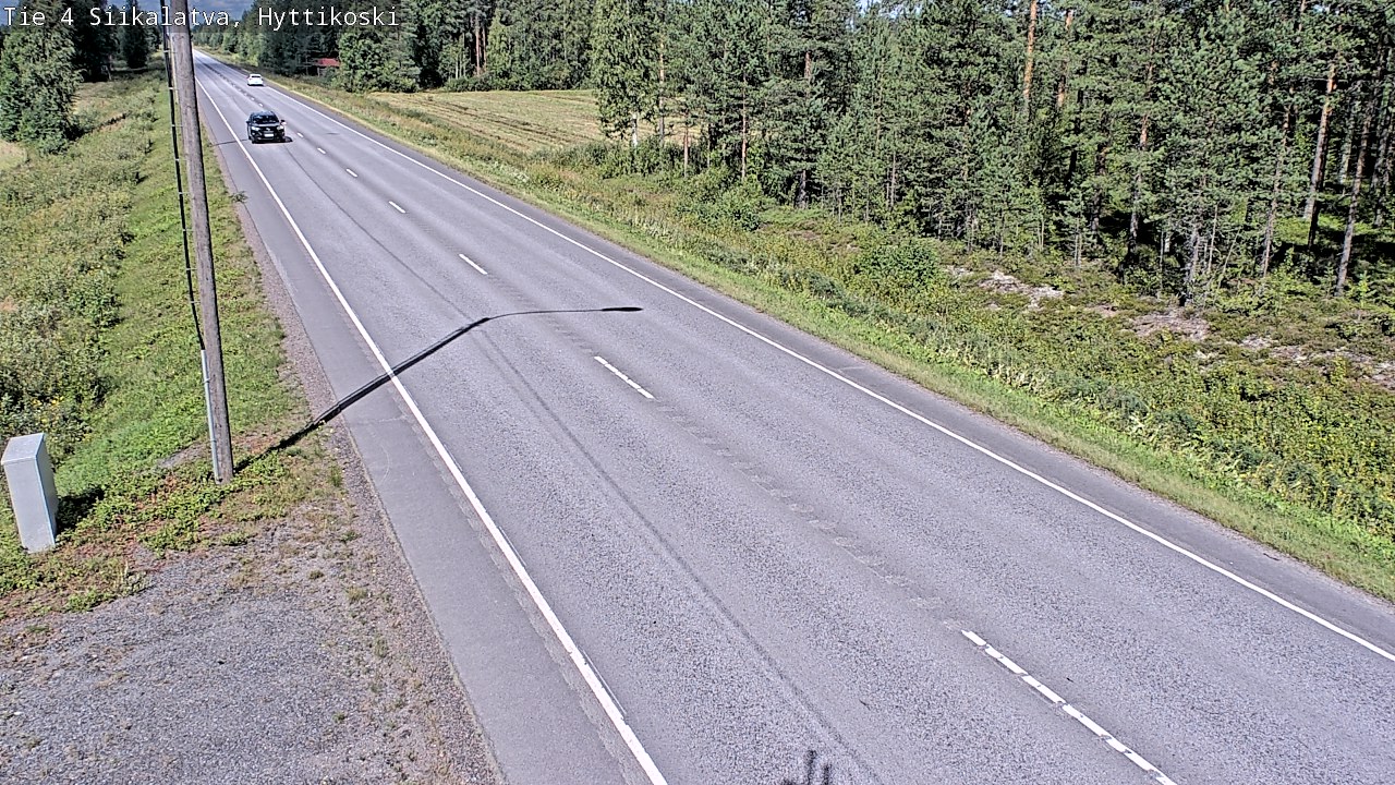 Weather Camera Image Road 4 Siikalatva, Hyttikoski, Siikalatva, Pohjois-Pohjanmaa