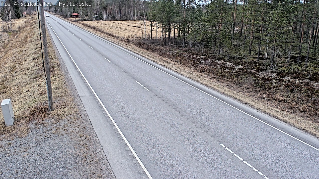 Weather Camera Image Road 4 Siikalatva, Hyttikoski, Siikalatva, Pohjois-Pohjanmaa