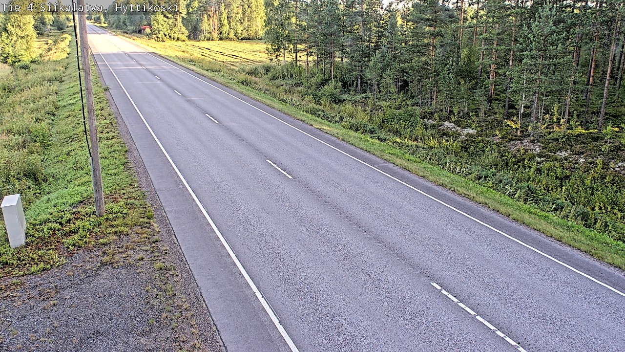 Weather Camera Image Road 4 Siikalatva, Hyttikoski, Siikalatva, Pohjois-Pohjanmaa