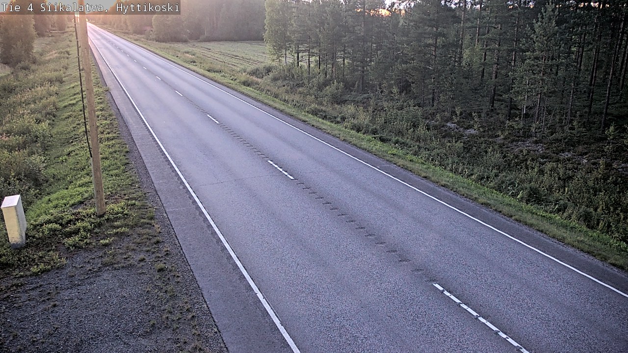 Weather Camera Image Road 4 Siikalatva, Hyttikoski, Siikalatva, Pohjois-Pohjanmaa
