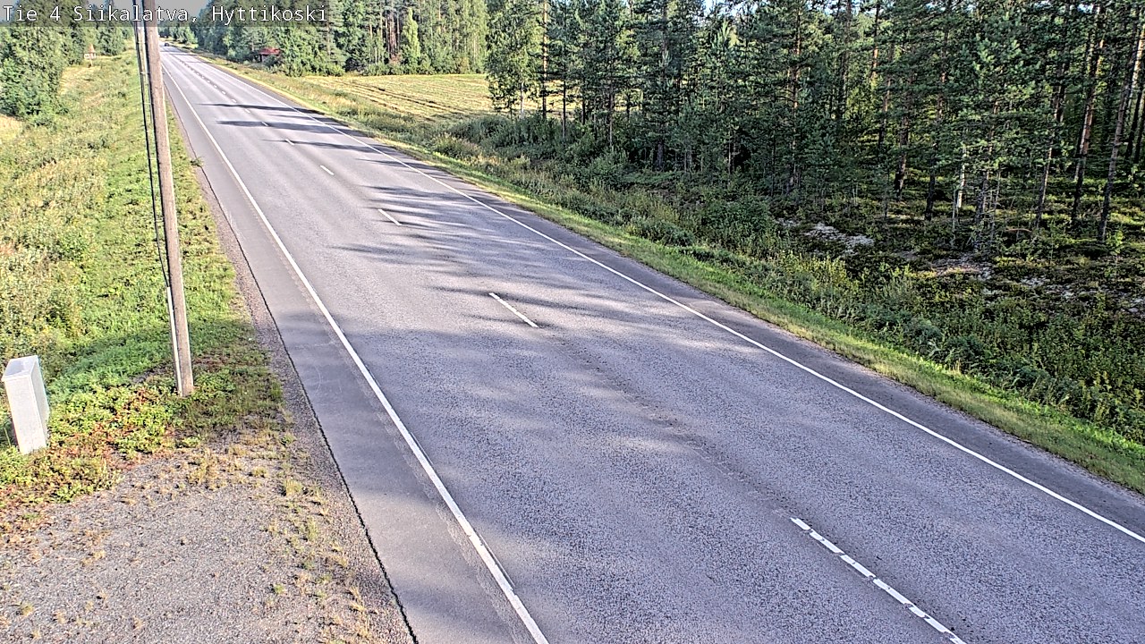 Weather Camera Image Road 4 Siikalatva, Hyttikoski, Siikalatva, Pohjois-Pohjanmaa