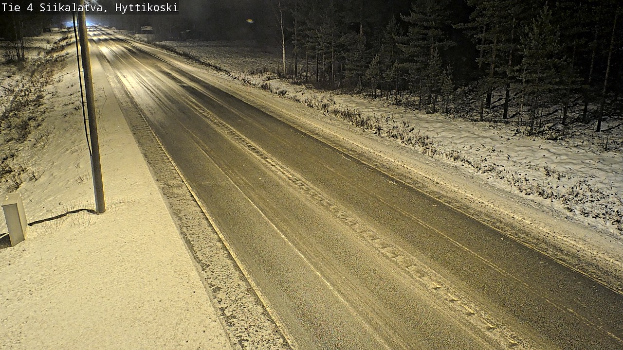 Weather Camera Image Road 4 Siikalatva, Hyttikoski, Siikalatva, Pohjois-Pohjanmaa