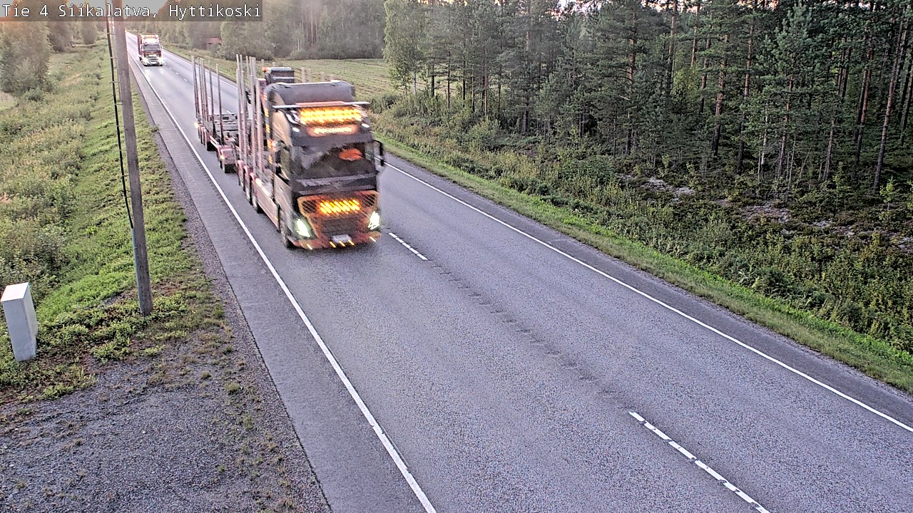 Weather Camera Image Road 4 Siikalatva, Hyttikoski, Siikalatva, Pohjois-Pohjanmaa