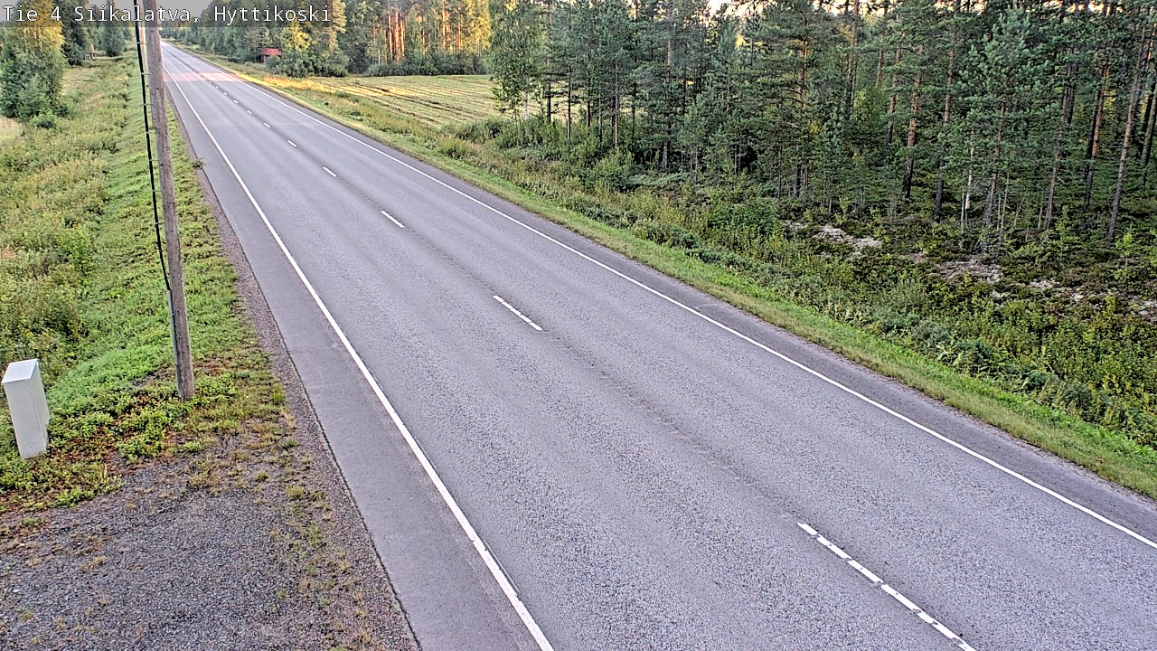 Weather Camera Image Road 4 Siikalatva, Hyttikoski, Siikalatva, Pohjois-Pohjanmaa