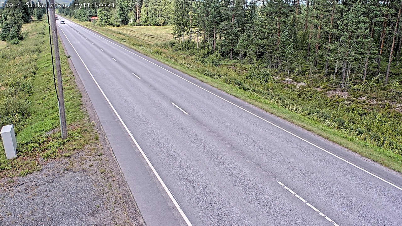 Weather Camera Image Road 4 Siikalatva, Hyttikoski, Siikalatva, Pohjois-Pohjanmaa