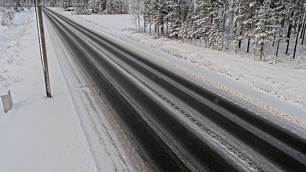 Weather Camera Image Väg 4 Siikalatva, Hyttikoski, Siikalatva, Pohjois-Pohjanmaa