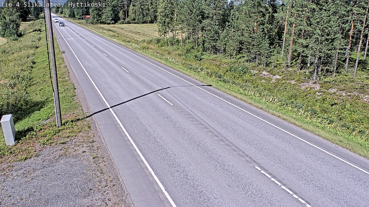 Weather Camera Image Road 4 Siikalatva, Hyttikoski, Siikalatva, Pohjois-Pohjanmaa