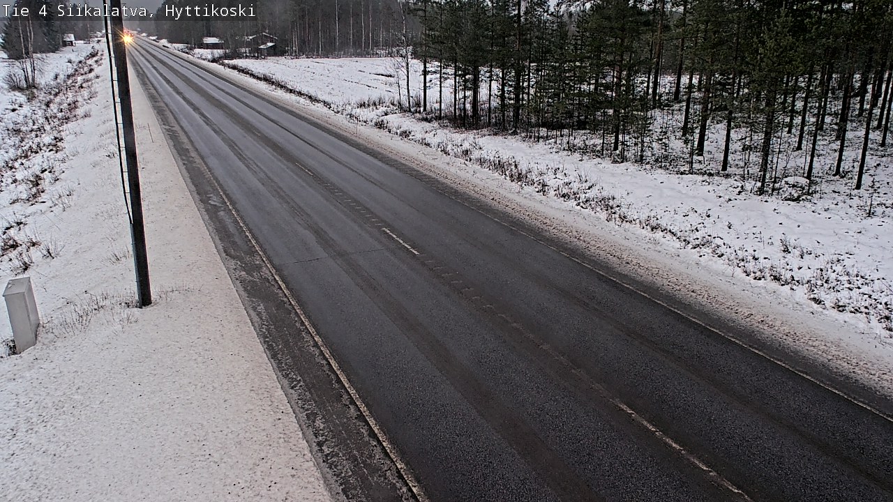 Weather Camera Image Road 4 Siikalatva, Hyttikoski, Siikalatva, Pohjois-Pohjanmaa