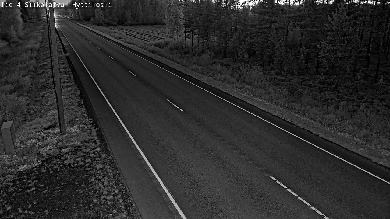 Weather Camera Image Road 4 Siikalatva, Hyttikoski, Siikalatva, Pohjois-Pohjanmaa