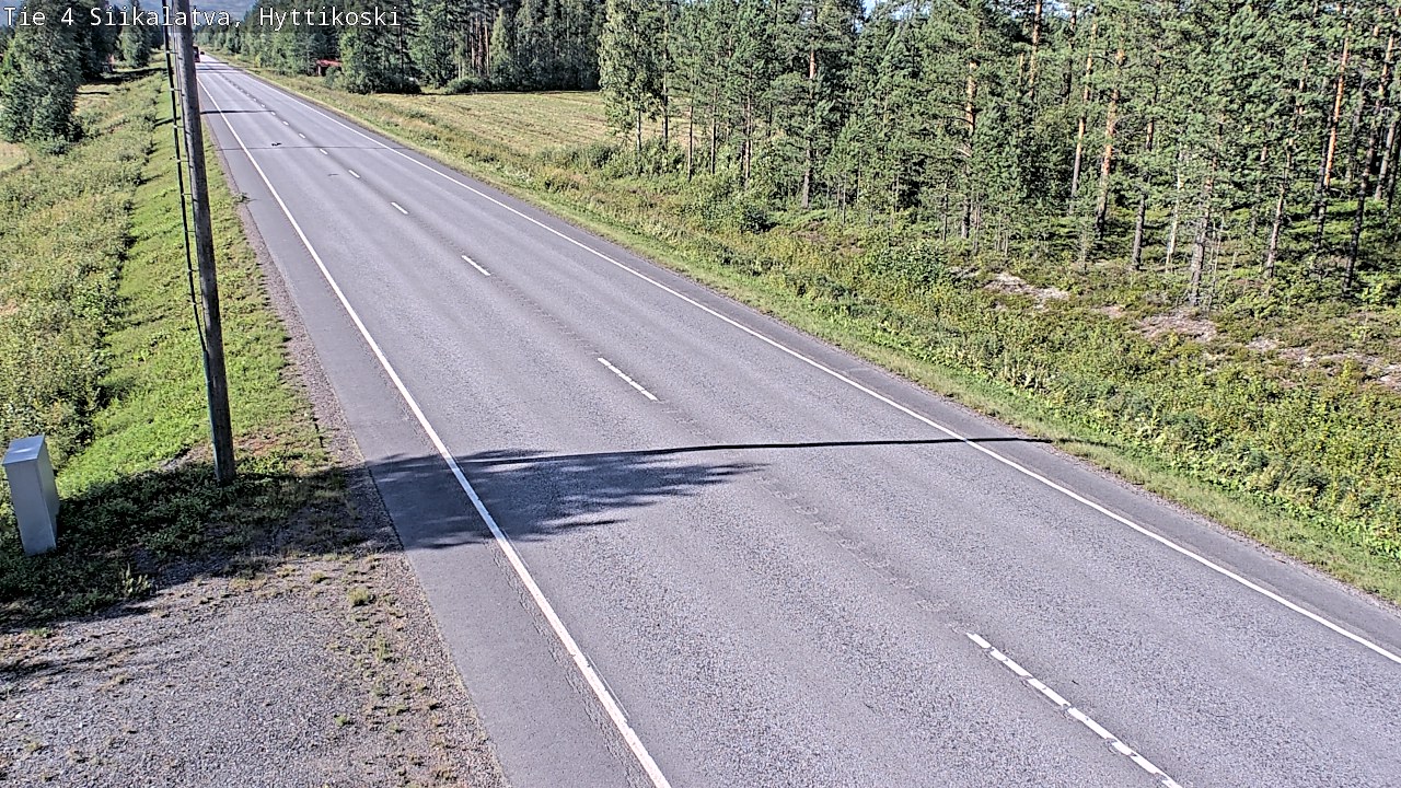 Weather Camera Image Road 4 Siikalatva, Hyttikoski, Siikalatva, Pohjois-Pohjanmaa