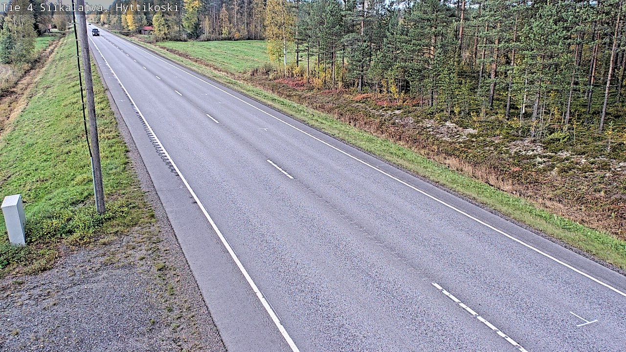 Weather Camera Image Road 4 Siikalatva, Hyttikoski, Siikalatva, Pohjois-Pohjanmaa