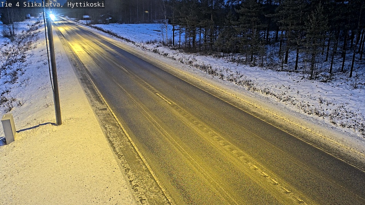 Weather Camera Image Road 4 Siikalatva, Hyttikoski, Siikalatva, Pohjois-Pohjanmaa