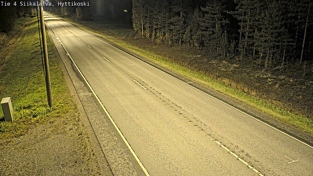 Weather Camera Image Road 4 Siikalatva, Hyttikoski, Siikalatva, Pohjois-Pohjanmaa
