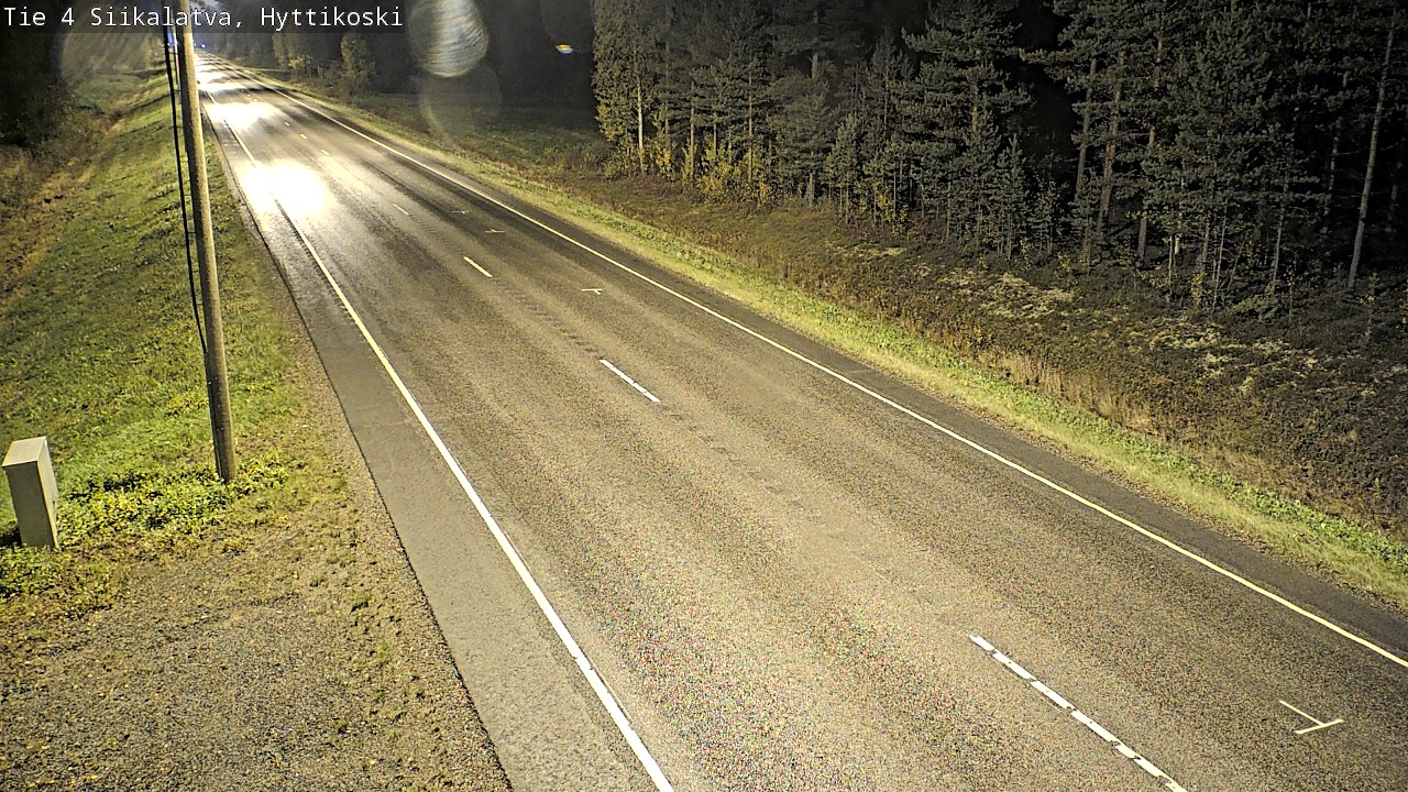 Weather Camera Image Road 4 Siikalatva, Hyttikoski, Siikalatva, Pohjois-Pohjanmaa