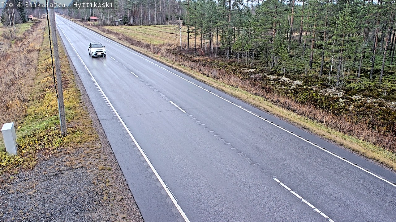 Weather Camera Image Road 4 Siikalatva, Hyttikoski, Siikalatva, Pohjois-Pohjanmaa