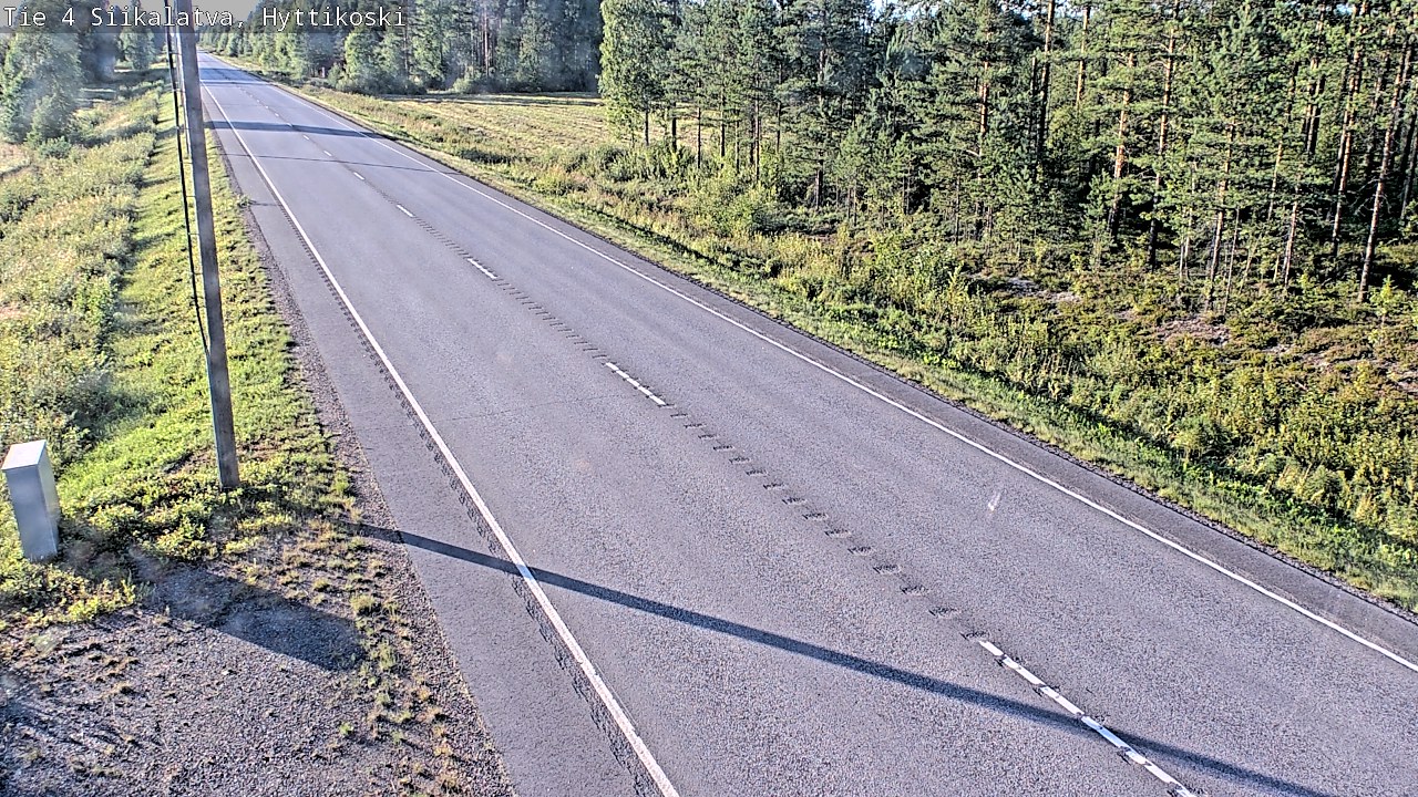 Weather Camera Image Road 4 Siikalatva, Hyttikoski, Siikalatva, Pohjois-Pohjanmaa