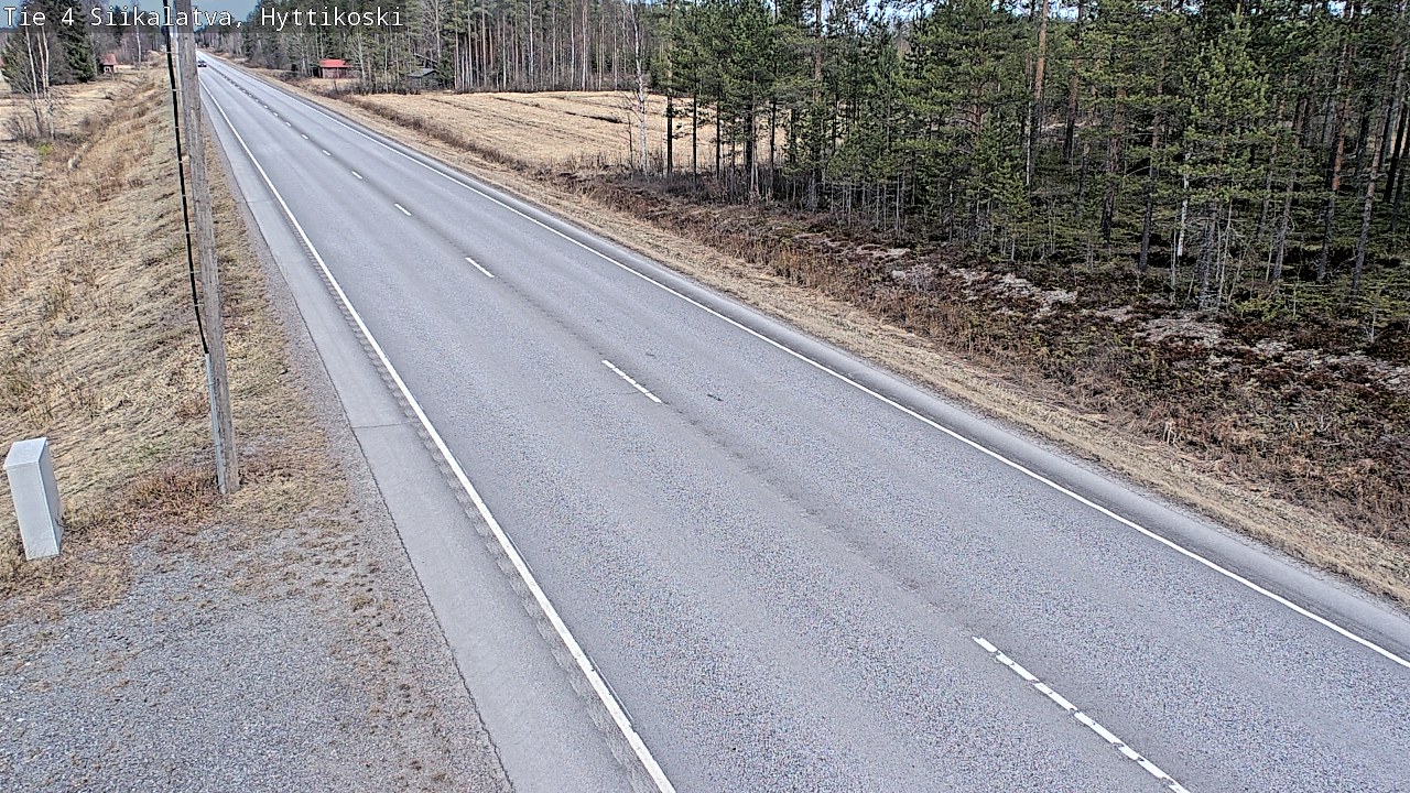 Weather Camera Image Road 4 Siikalatva, Hyttikoski, Siikalatva, Pohjois-Pohjanmaa