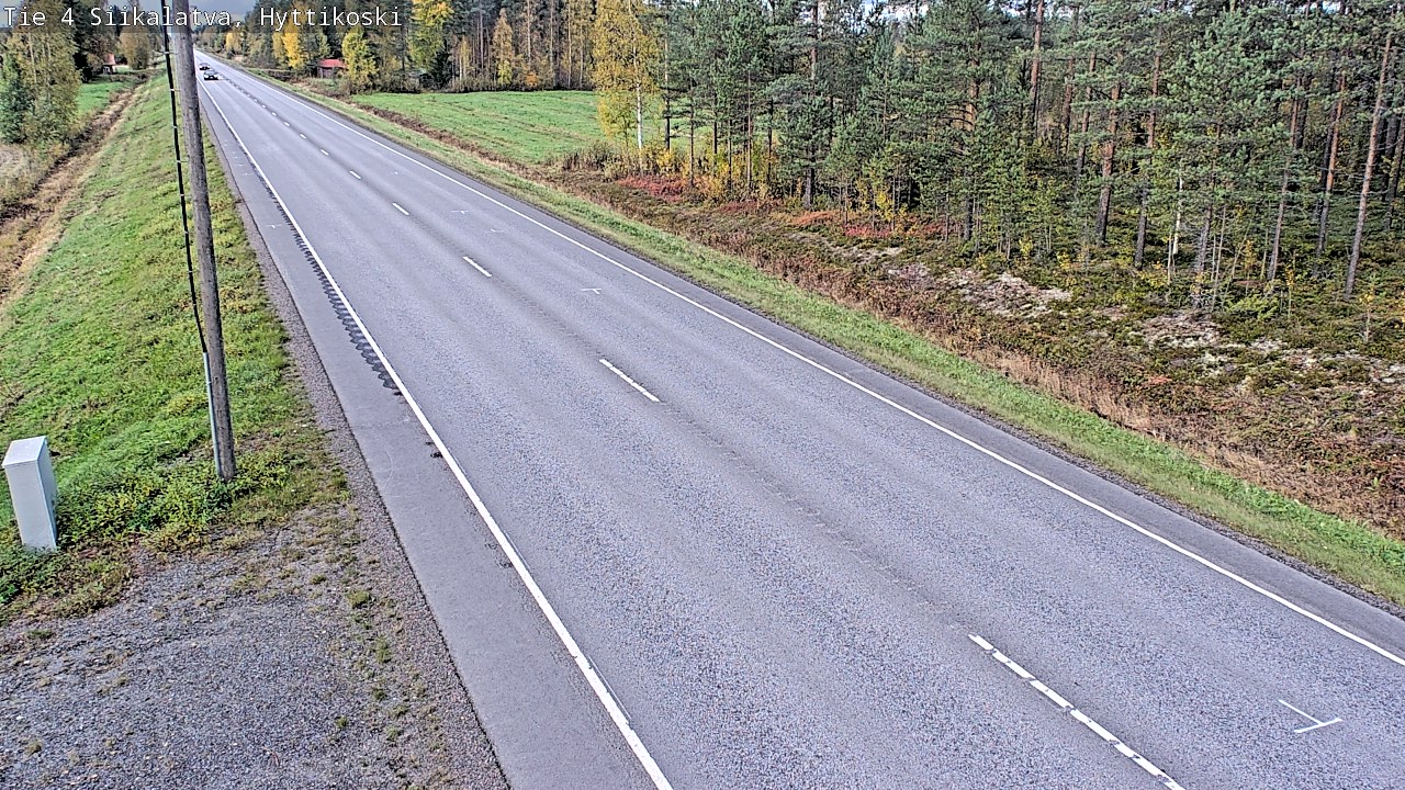 Weather Camera Image Road 4 Siikalatva, Hyttikoski, Siikalatva, Pohjois-Pohjanmaa