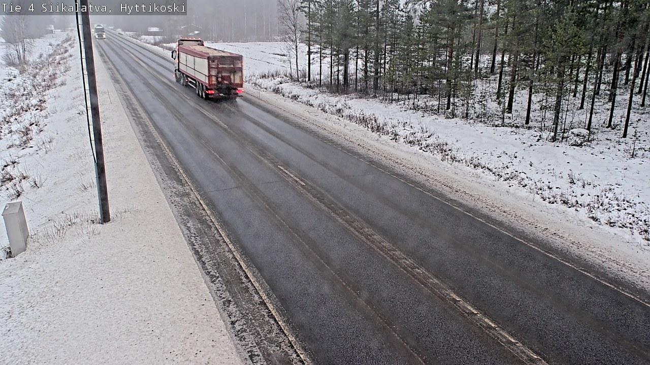 Weather Camera Image Road 4 Siikalatva, Hyttikoski, Siikalatva, Pohjois-Pohjanmaa