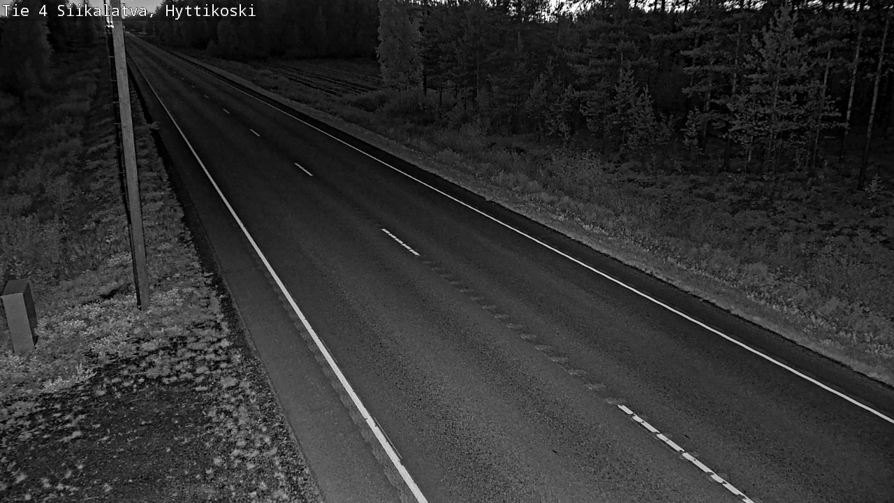 Weather Camera Image Road 4 Siikalatva, Hyttikoski, Siikalatva, Pohjois-Pohjanmaa