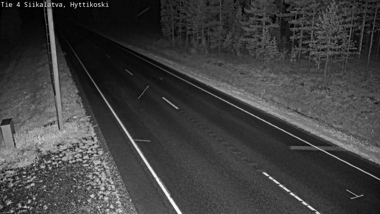 Weather Camera Image Road 4 Siikalatva, Hyttikoski, Siikalatva, Pohjois-Pohjanmaa
