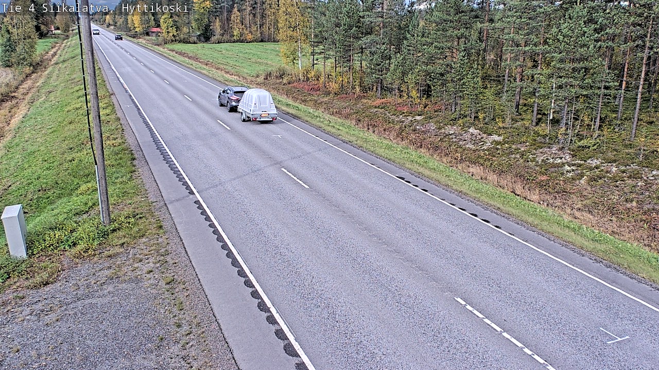 Weather Camera Image Road 4 Siikalatva, Hyttikoski, Siikalatva, Pohjois-Pohjanmaa