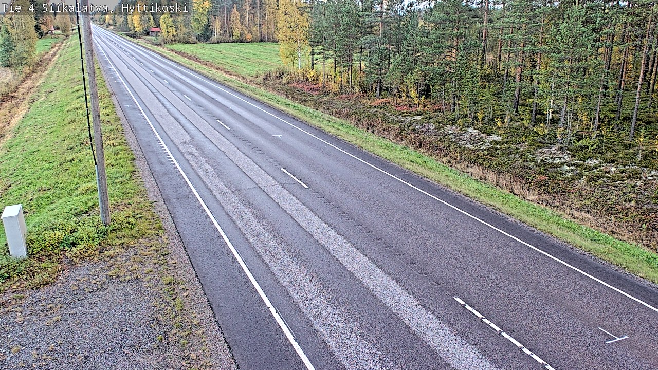 Weather Camera Image Road 4 Siikalatva, Hyttikoski, Siikalatva, Pohjois-Pohjanmaa