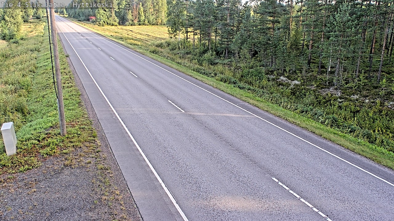 Weather Camera Image Road 4 Siikalatva, Hyttikoski, Siikalatva, Pohjois-Pohjanmaa