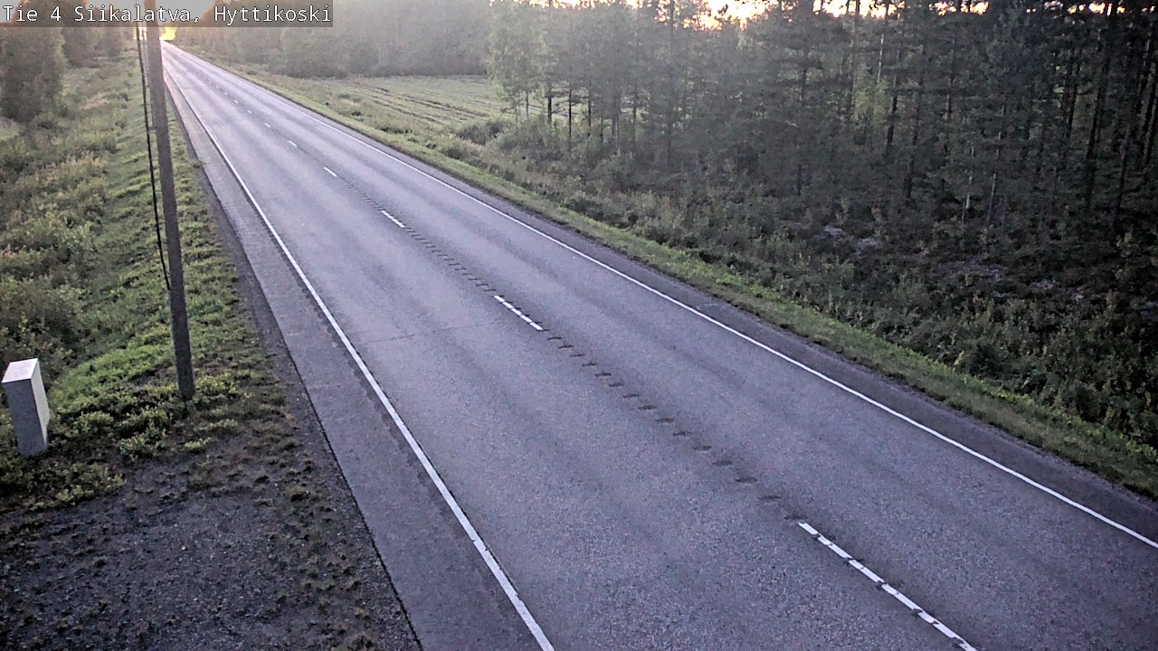 Weather Camera Image Road 4 Siikalatva, Hyttikoski, Siikalatva, Pohjois-Pohjanmaa