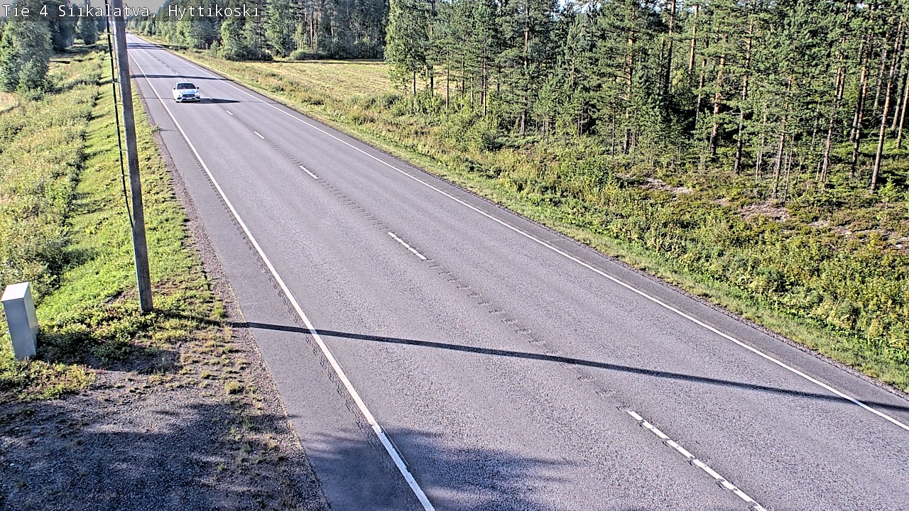 Weather Camera Image Road 4 Siikalatva, Hyttikoski, Siikalatva, Pohjois-Pohjanmaa