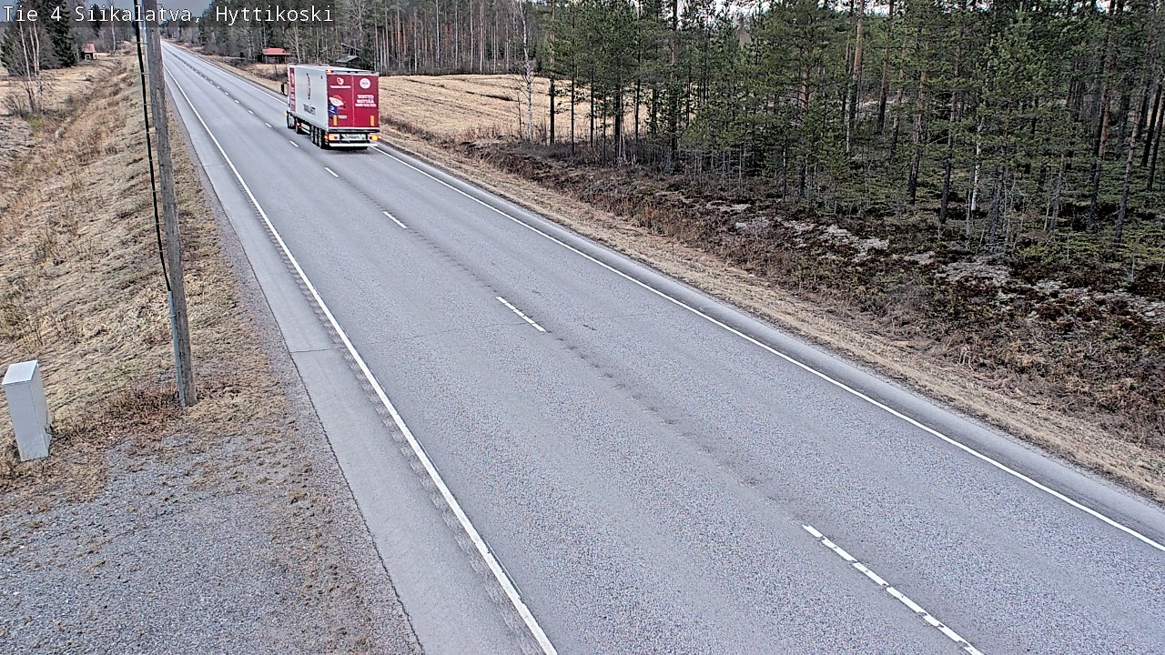 Weather Camera Image Road 4 Siikalatva, Hyttikoski, Siikalatva, Pohjois-Pohjanmaa