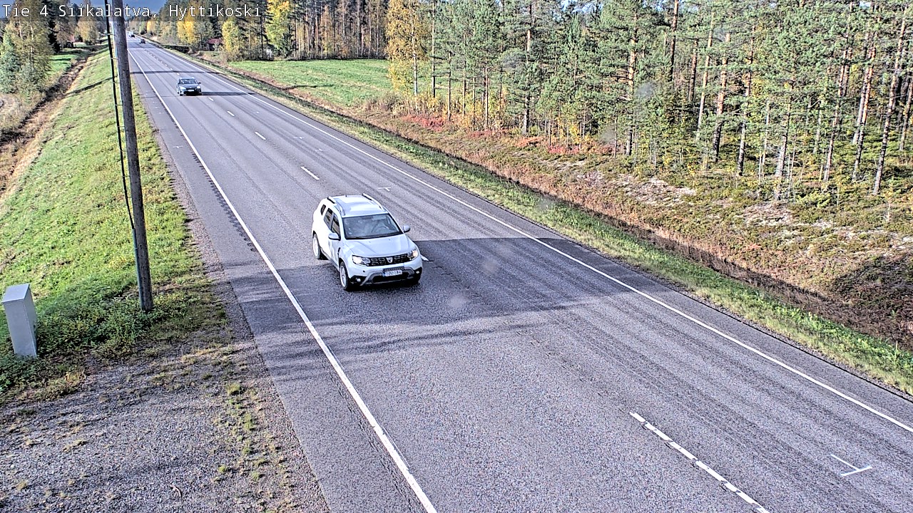 Weather Camera Image Road 4 Siikalatva, Hyttikoski, Siikalatva, Pohjois-Pohjanmaa