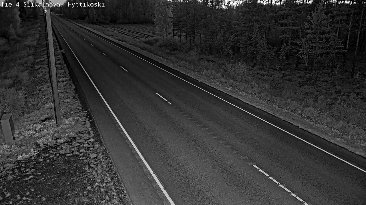 Weather Camera Image Road 4 Siikalatva, Hyttikoski, Siikalatva, Pohjois-Pohjanmaa