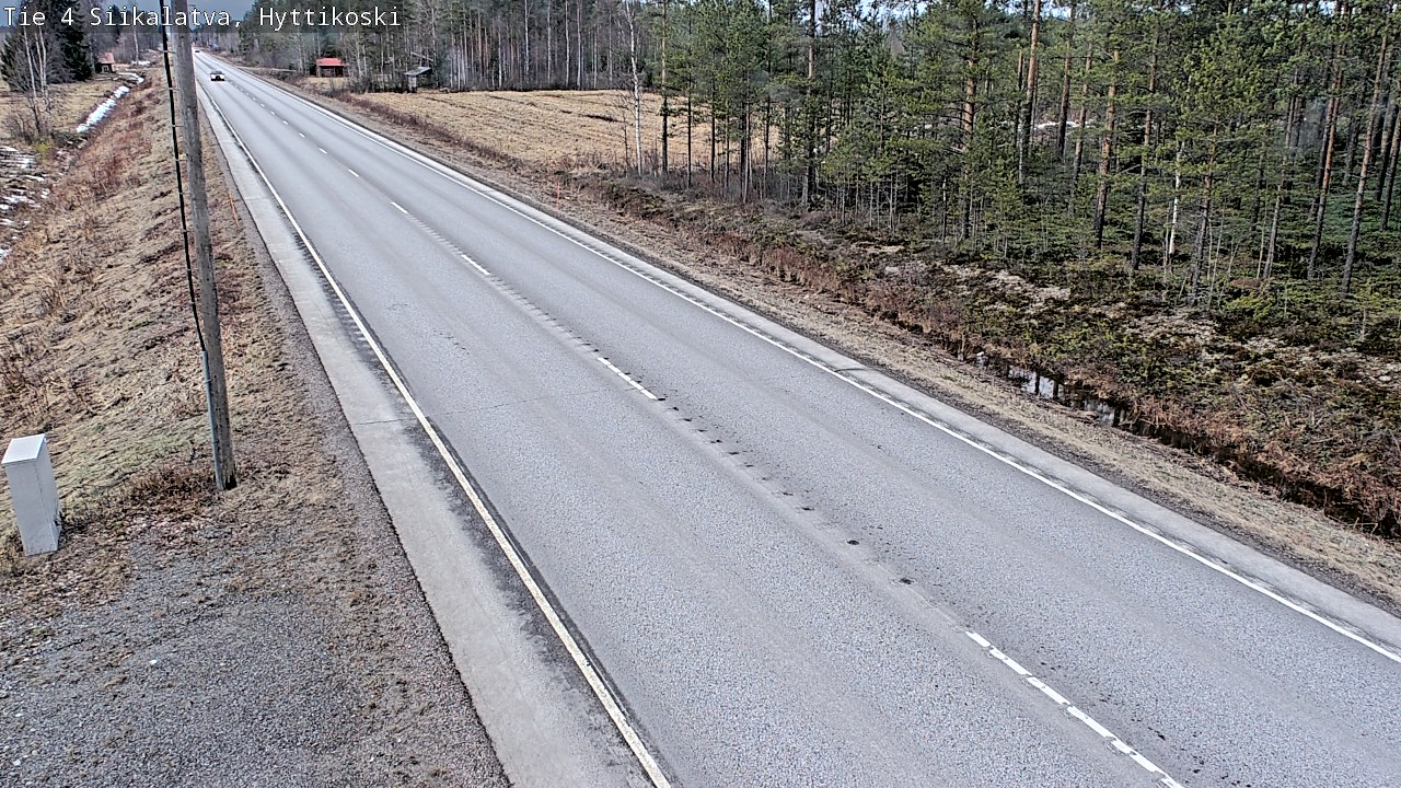 Weather Camera Image Road 4 Siikalatva, Hyttikoski, Siikalatva, Pohjois-Pohjanmaa