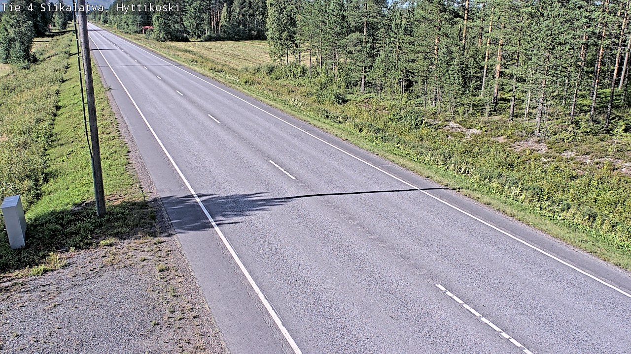 Weather Camera Image Road 4 Siikalatva, Hyttikoski, Siikalatva, Pohjois-Pohjanmaa