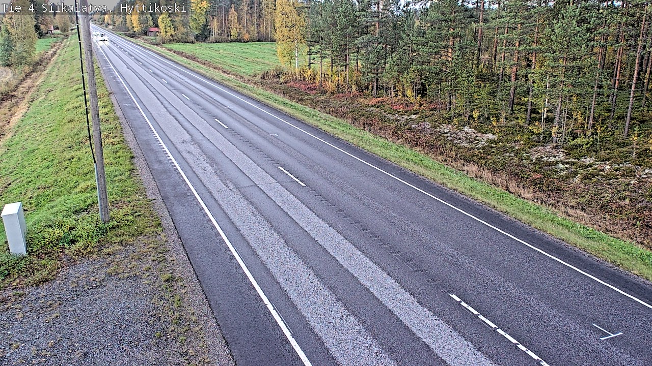 Weather Camera Image Road 4 Siikalatva, Hyttikoski, Siikalatva, Pohjois-Pohjanmaa
