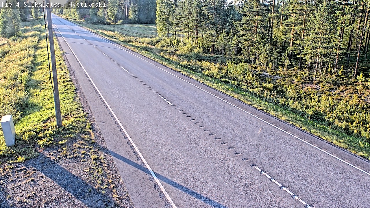 Weather Camera Image Road 4 Siikalatva, Hyttikoski, Siikalatva, Pohjois-Pohjanmaa