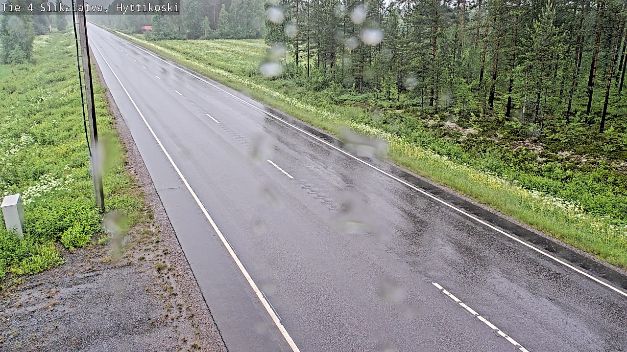 Weather Camera Image Road 4 Siikalatva, Hyttikoski, Siikalatva, Pohjois-Pohjanmaa