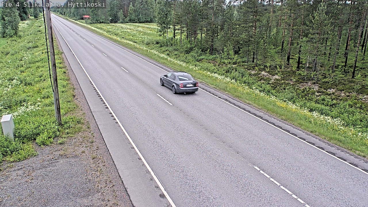 Weather Camera Image Road 4 Siikalatva, Hyttikoski, Siikalatva, Pohjois-Pohjanmaa