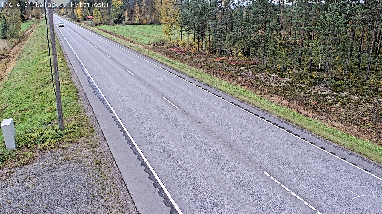 Weather Camera Image Road 4 Siikalatva, Hyttikoski, Siikalatva, Pohjois-Pohjanmaa