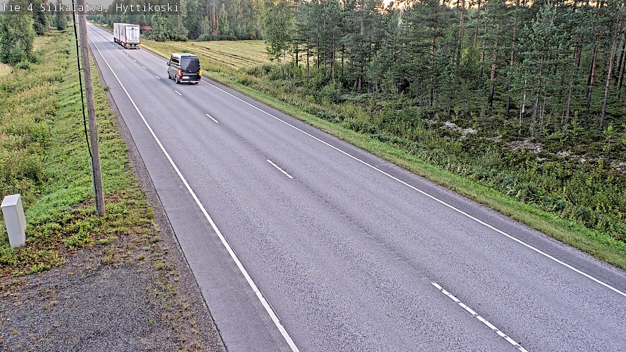 Weather Camera Image Road 4 Siikalatva, Hyttikoski, Siikalatva, Pohjois-Pohjanmaa