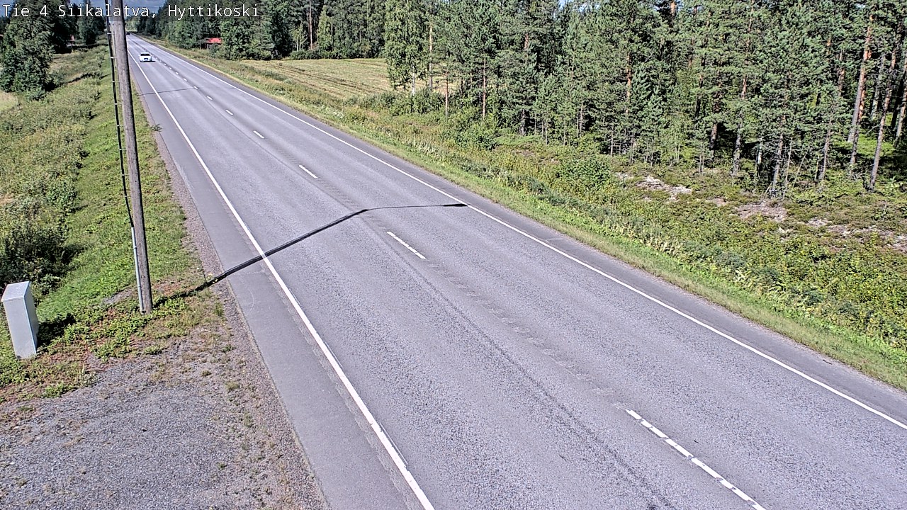 Weather Camera Image Road 4 Siikalatva, Hyttikoski, Siikalatva, Pohjois-Pohjanmaa