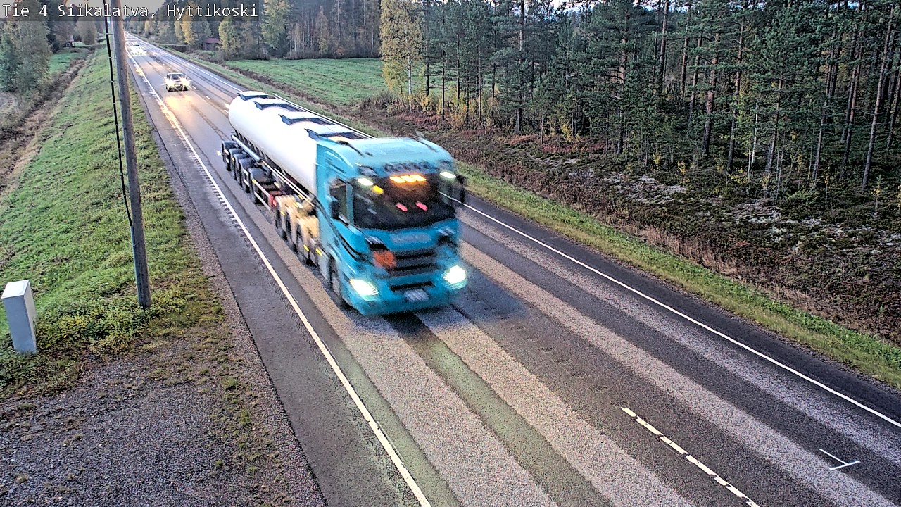 Weather Camera Image Road 4 Siikalatva, Hyttikoski, Siikalatva, Pohjois-Pohjanmaa