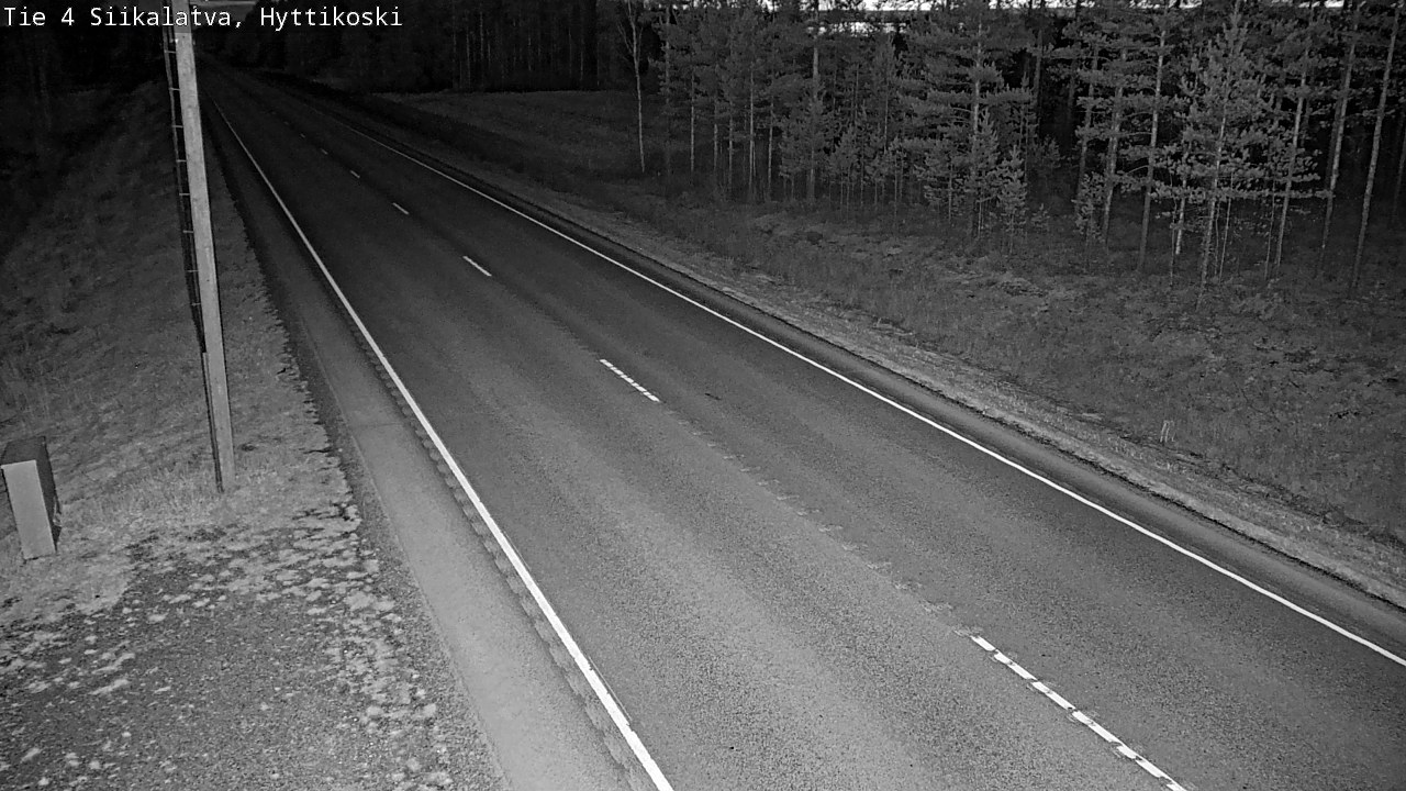 Weather Camera Image Väg 4 Siikalatva, Hyttikoski, Siikalatva, Pohjois-Pohjanmaa