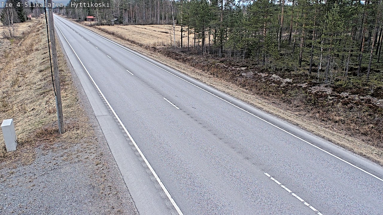 Weather Camera Image Road 4 Siikalatva, Hyttikoski, Siikalatva, Pohjois-Pohjanmaa